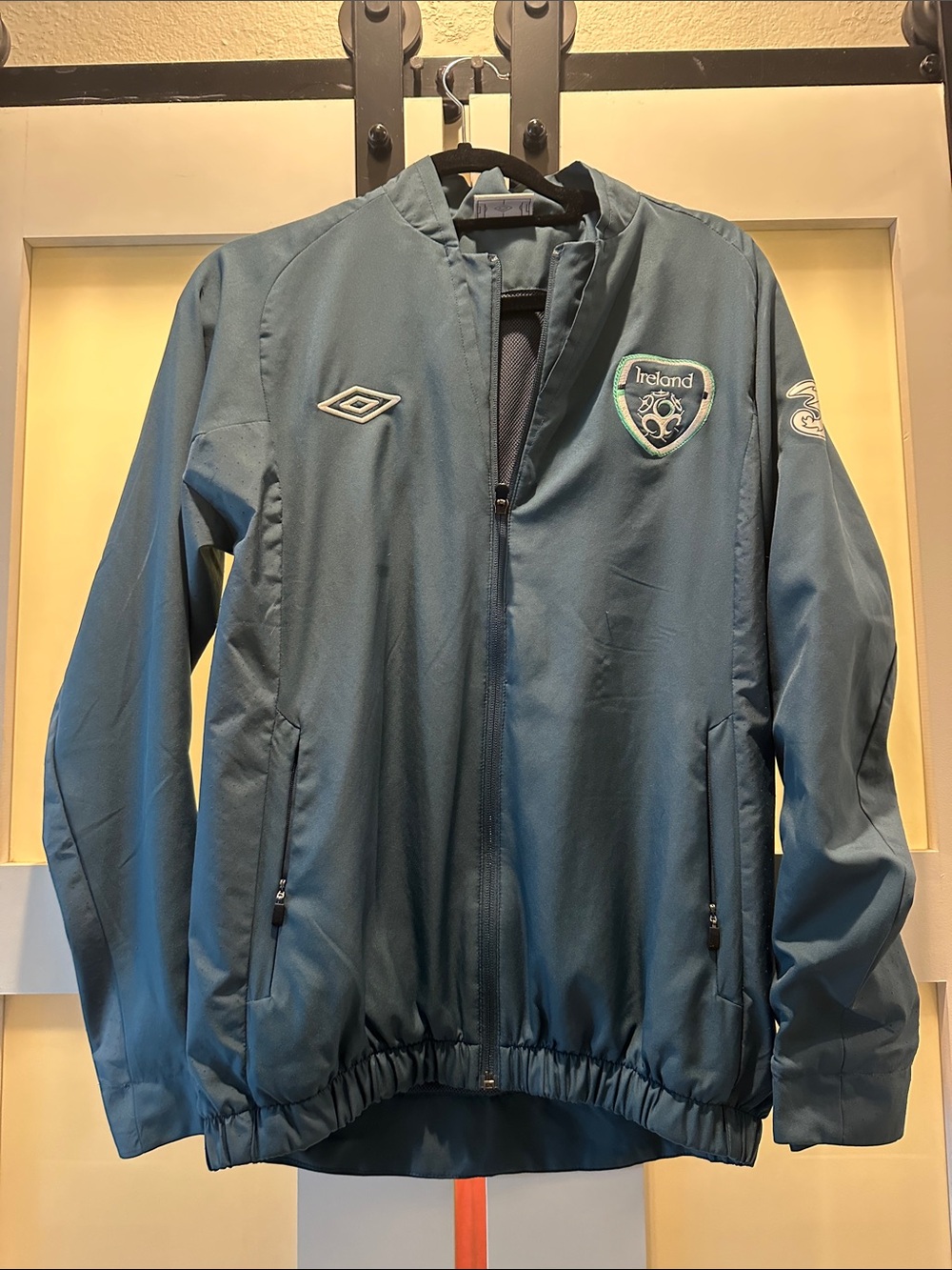Umbro Teal Blue Ireland Track Jacket